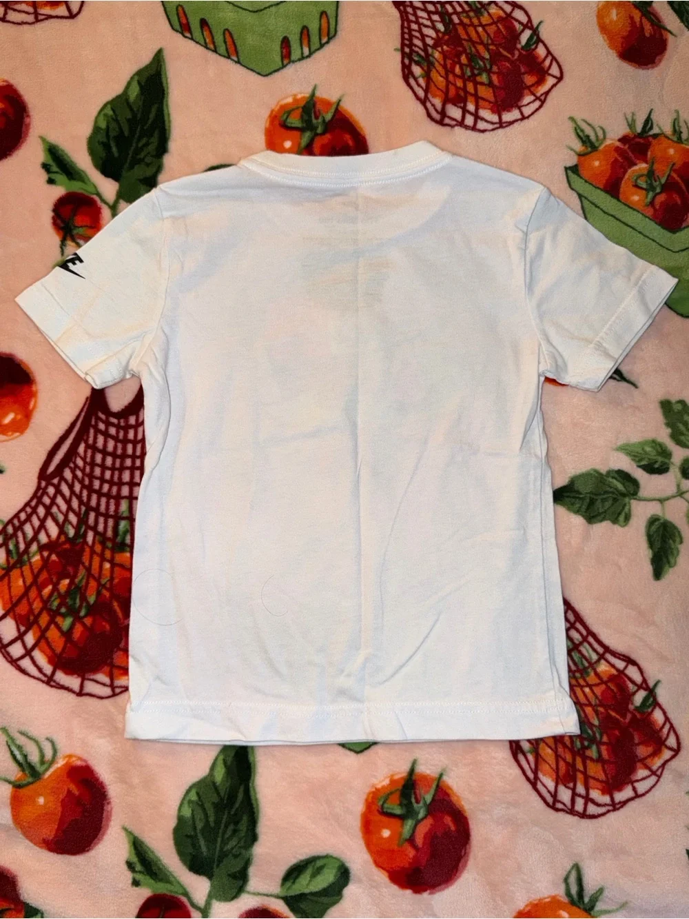 Nike Little Kids Boxy Campfire Tee Toddler 4 4t Camping T-Shirt White